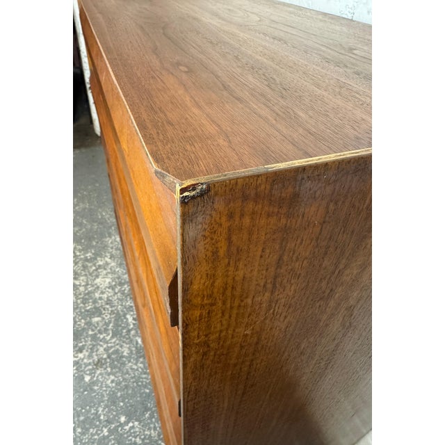 Mid 20th Century Lane "First Edition" Mid-Century Walnut Highboy Dresser For Sale - Image 16 of 18