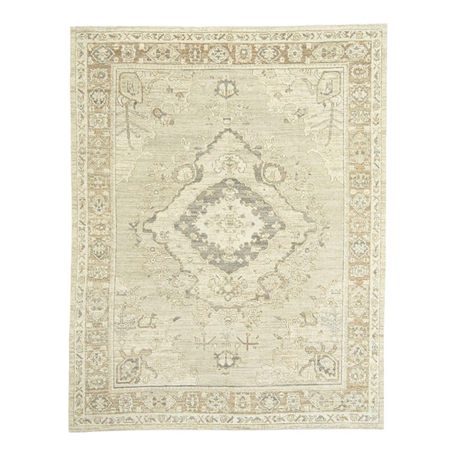 Turkish Oushak Rug 8'2" x 10'4" For Sale