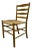 Vintage Modern Danish Style Oak Side Chair For Sale