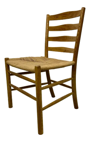 Vintage Modern Danish Style Oak Side Chair