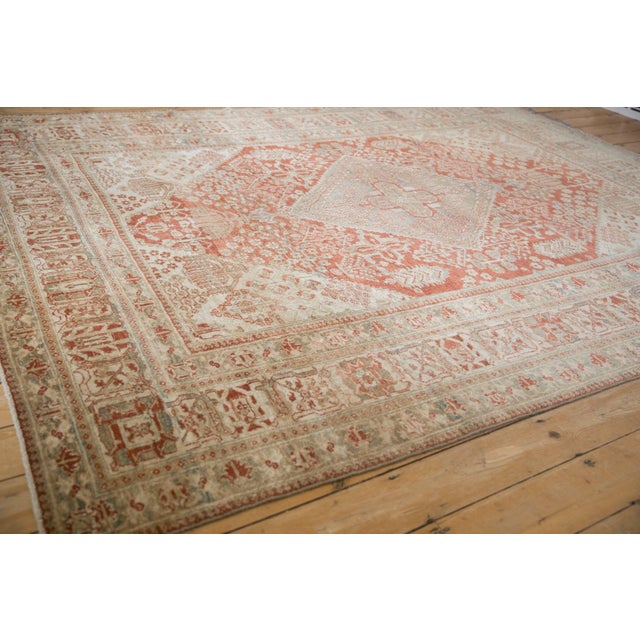 Textile Vintage Distressed Joshegan Carpet - 7'8" x 9'10" For Sale - Image 7 of 12
