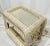 Vintage Hollywood Regency Style Woven Wicker Bedside Table For Sale - Image 4 of 11