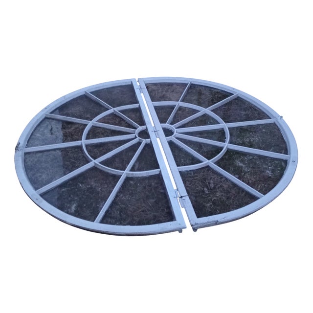 Art Nouveau Arch Windows, 1910, Set of 2 For Sale