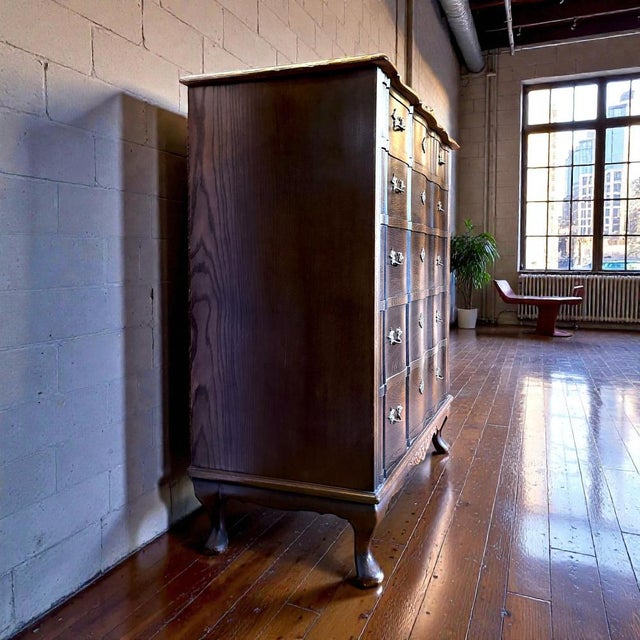Danish Bow-Front Chest of Drawers, 1940s For Sale - Image 10 of 11