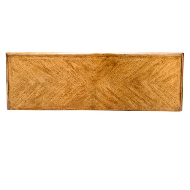 Tommy Bahama Home Tropical British Colonial Style Carved Console Table For Sale - Image 9 of 12