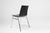 21th Century Black Chair with Wooden Seat, Belgium For Sale - Image 6 of 11