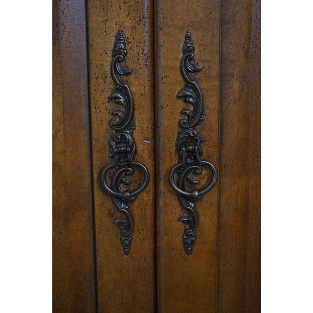 Habersham Country 4 Door Corner Cupboard Cabinet For Sale - Image 9 of 12