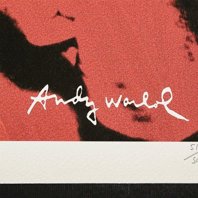 Mid-Century Modern After Andy Warhol, Muhammed Ali, Limited Edition Lithograph, 1980s For Sale - Image 3 of 8