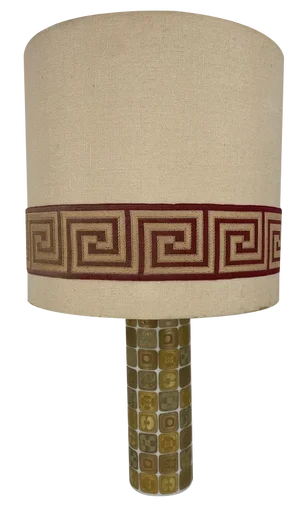 Table Lamp with Porcelain Base Quatre Coleurs by Björn Wiinblad for Rosenthal, Germany, 1970s
