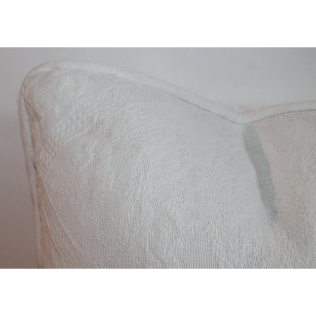 Double Sided Coverlet Pillow W/Thick Binding For Sale In Los Angeles - Image 6 of 8