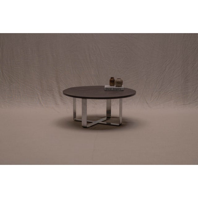 Large Vintage Brutalist Slate Stone Coffee Table, 1970s For Sale - Image 12 of 12