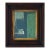 “River Moss" Abstract Art in Antique Frame, Transitional Living Room Art by JTS For Sale