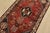 An authentic vintage tribal Shiraz rug hand-knotted with fine wool and natural dyes. This nomadic rug features a geometric...