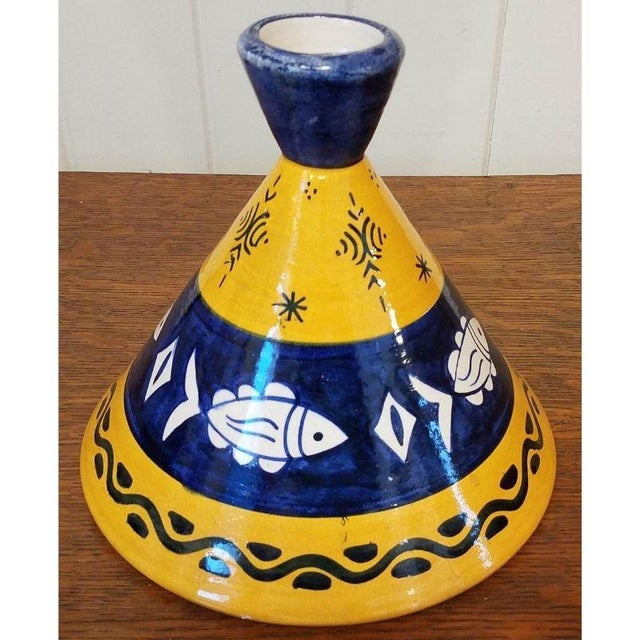 3pc. Large Decorative Moroccan Tagine Pot Chairish