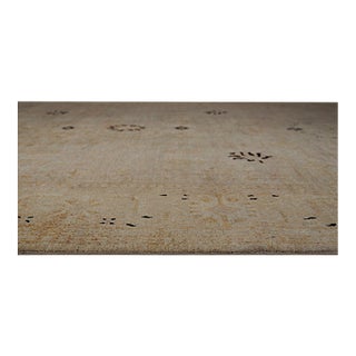 8x9'9" Ornate Peshawar Heritage Floral Traditional Hand Knotted Wool Carpet Rug For Sale