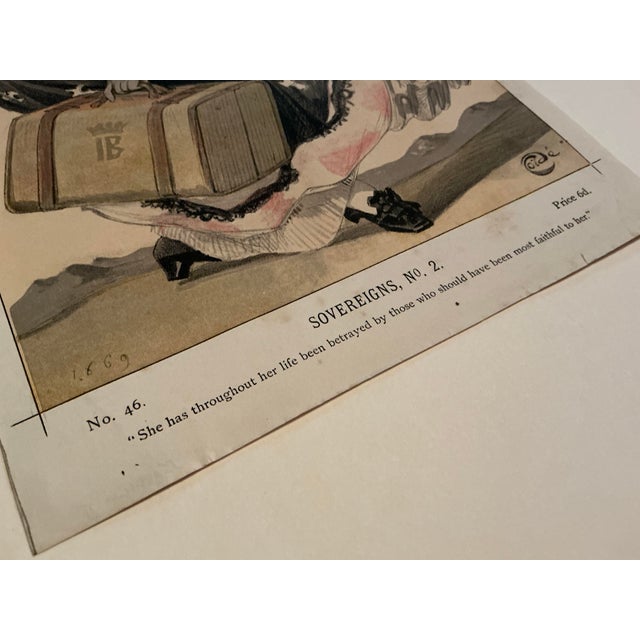 Antiquarian Print - Isabella II of Spain - 1869 For Sale - Image 6 of 6
