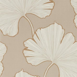 Harlequin Azurea Wallpaper in Champagne For Sale