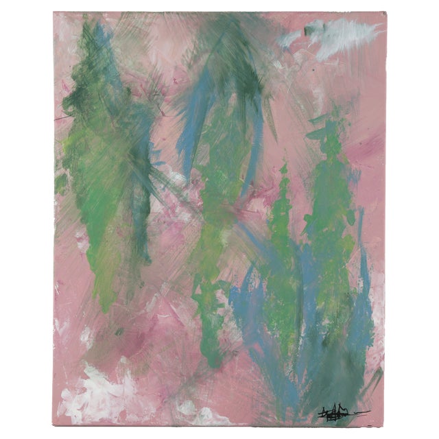 Rose "Rose Garden" Contemporary Abstract Impressionist Painting For Sale - Image 8 of 8