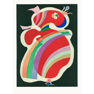 1969 Wassily Kandinsky Lithograph "La Forme Rouge" (The Red Form) For Sale
