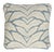 Brunschwig & Fils Blue Palm Frond Pillow with Down Insert For Sale