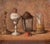 1940s Fiorenzo Tomea, Lanterns Still-Life Painting, 1943, Oil on Panel For Sale - Image 5 of 5