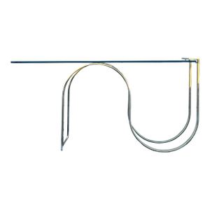 1980s Postmodern Brass-Finish Metal & Glass Console Table With Curved Base