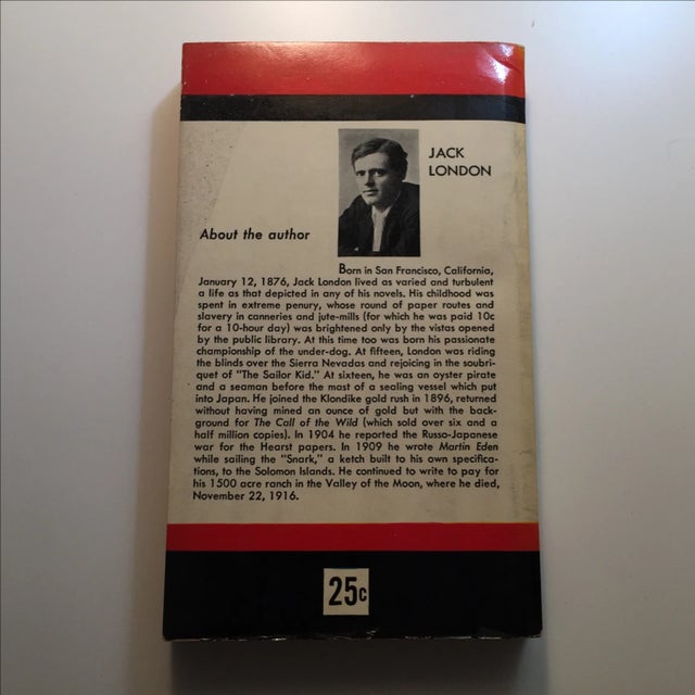Modern Jack London 1946 Martin Eden Softcover For Sale - Image 3 of 6
