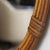 1960s French Rattan Oval Mirror For Sale - Image 9 of 11