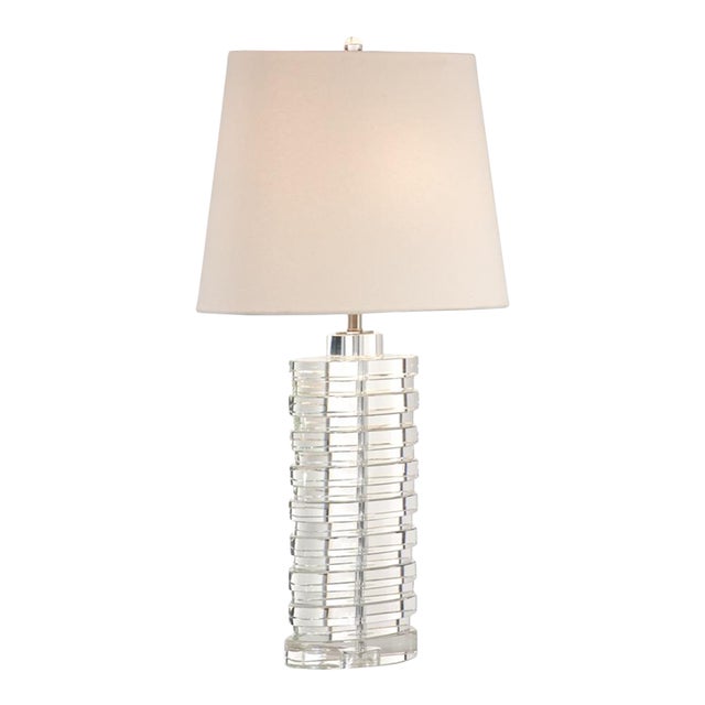 Wildwood Barnett Crystal Table Lamp For Sale