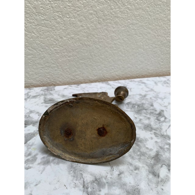 Vintage Brass Angel Candle Holder For Sale In Sacramento - Image 6 of 11