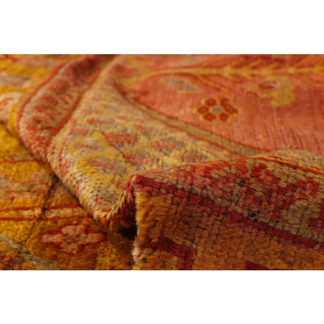 Late 19th Century Turkish Oushak Rug - 09'03 X 15'04 For Sale In Dallas - Image 6 of 10