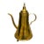19th Century Dutch Brass Coffee Pot With Turned Legs For Sale