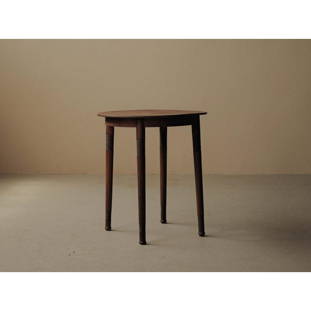 Antique Round Side Table by J. & J. Kohn, 1900s For Sale - Image 4 of 17