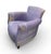 Moroccan Hand-Tailored Moroccan Sabra Silk Club Chair For Sale - Image 3 of 11