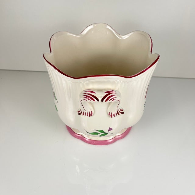 1980s Large Streetlight Model Planter with Pink Pattern from KG Lunéville, 1980s For Sale - Image 5 of 9