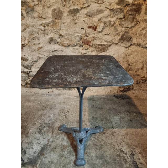 French Garden Bistro Table, 1920s For Sale - Image 6 of 11