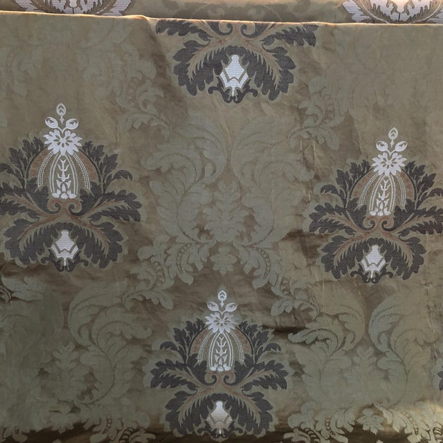 Oscar De La Renta Damask Fabric For Sale