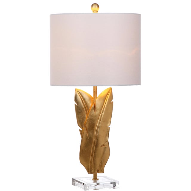 Modern 25.5 Inch H Wings Table Lamp in Gold - a Pair For Sale - Image 3 of 4
