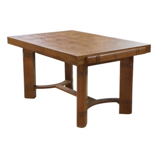 Walnut Dining Table, 1940s For Sale