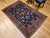 1900 - 1909 Antique Persian Mahal Sultanabad Rug, Hand-Knotted Wool, Geometric Pattern, 4x7, Navy & Red For Sale - Image 5 of 18