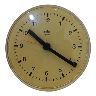Wall Clock by Dietrich Lubs for Braun, Germany, 1979 For Sale