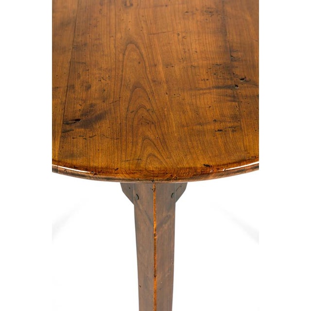 Welsh Fruit Wood Cricket Table For Sale - Image 9 of 11