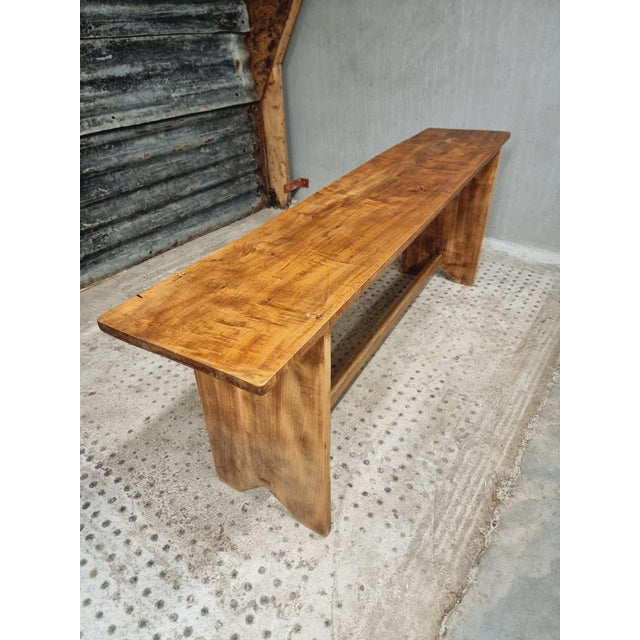 Wooden Side Table or Bench, 1950s For Sale - Image 18 of 18