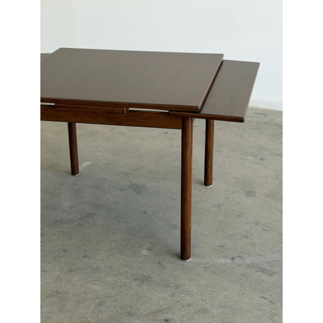 Wood 1980s Petite Danish Modern Dining Table For Sale - Image 7 of 10