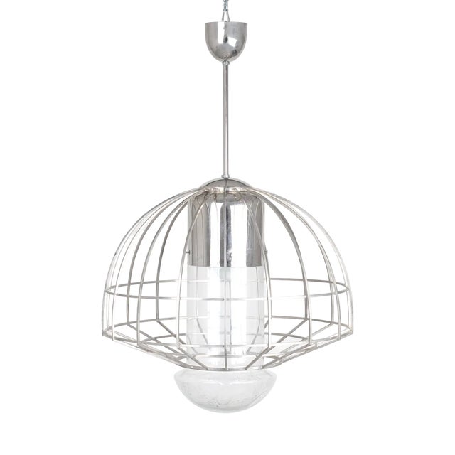 Mid-Century Pendant Lamp attributed to Kamenický Šenov, 1970s For Sale