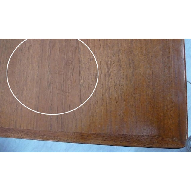 Vintage Extendable Dining Table in Teak, 1960s For Sale - Image 6 of 7