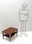 Made in Italy, 1940s - 1950s. This elegant rectangular coffee table is made in walnut and features casters and a lowers...