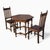 Antique Carved Wood Round Dining or Center Table, Restored For Sale - Image 12 of 15