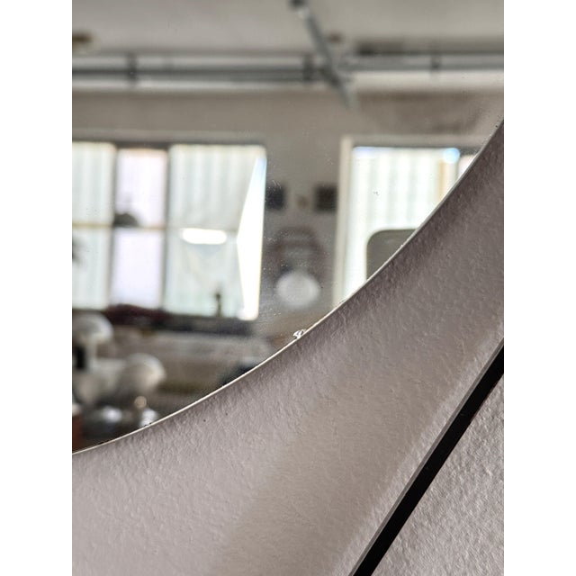 Vintage Italian Wall Mirror attributed to Santambrogio & De Berti, 1960 For Sale - Image 11 of 13