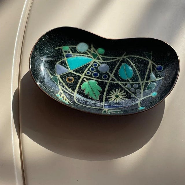 Miguel Pineda Enameled Ring Dish Miguel Pineda, C. 1960s For Sale - Image 4 of 7